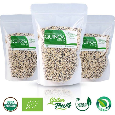 Organic Tricolor Quinoa Grain